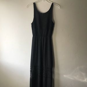 Black Maxi Lace dress